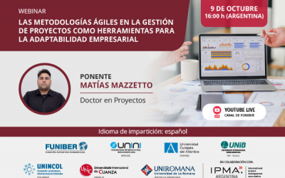 UNIB organiza el webinar «Las metodologías ágiles en la gestión de proyectos como herramientas para la adaptabilidad empresarial»